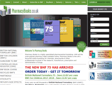 Tablet Screenshot of pharmacybooks.co.uk
